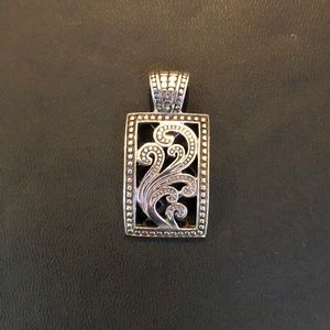 Retired Silpada Paisley Sterling Silver Pendant